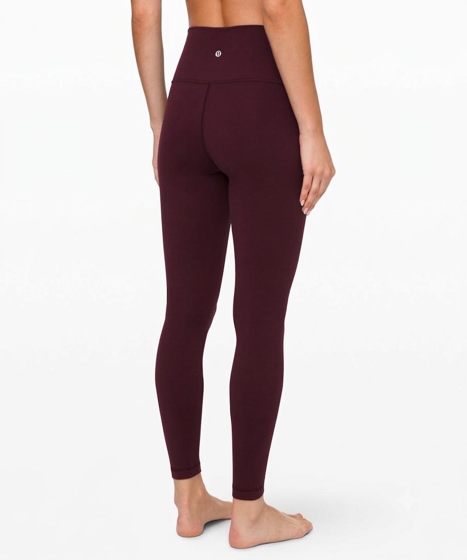 Burgundy define LULU set (Leggings)