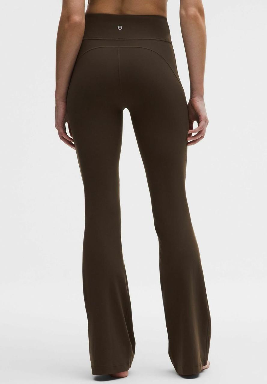 Brown Groove Nulu High-Rise Flared Pant Regular