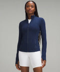 Navy LULU Define Jacket Nulu