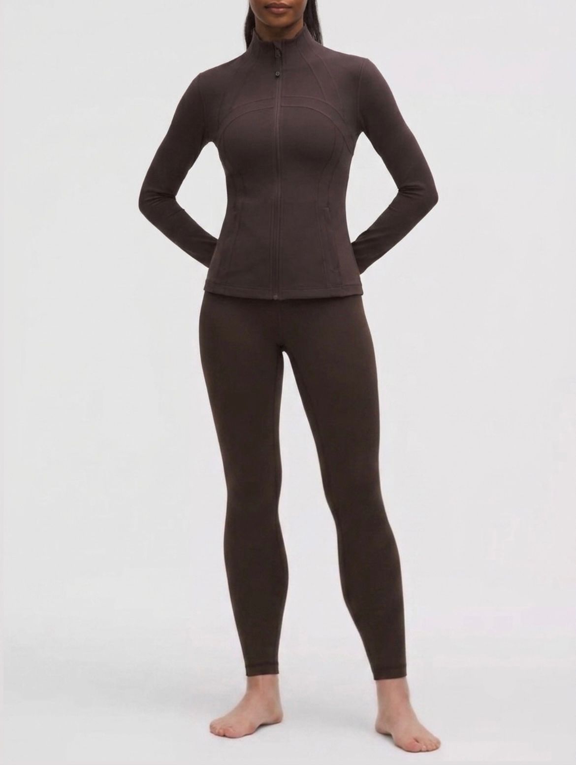 Brown define LULU set (Leggings)